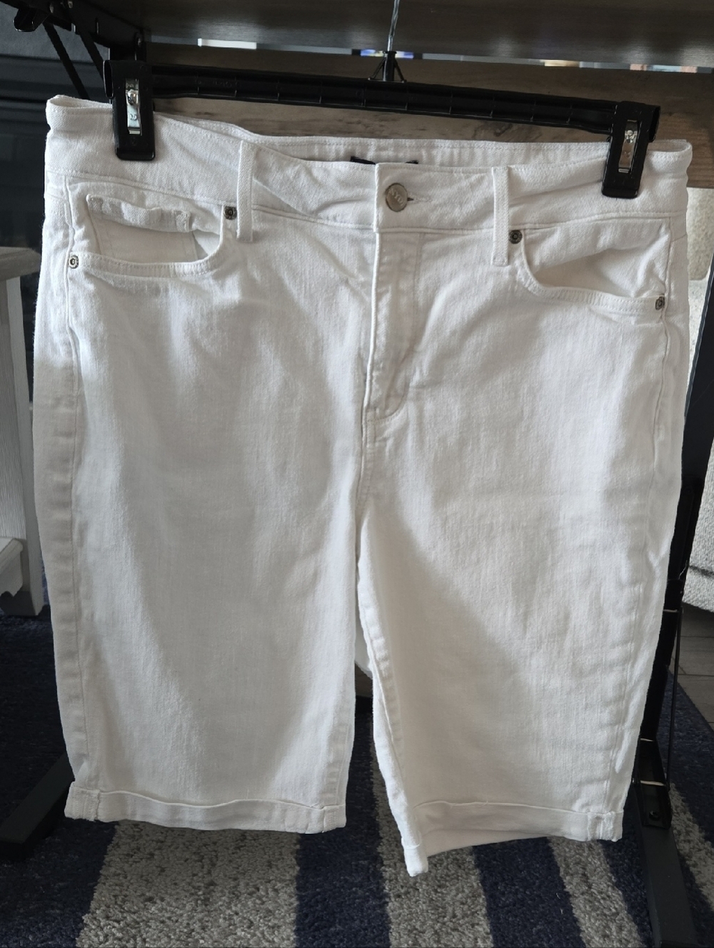 NYDJ White Women’s Bermuda Shorts